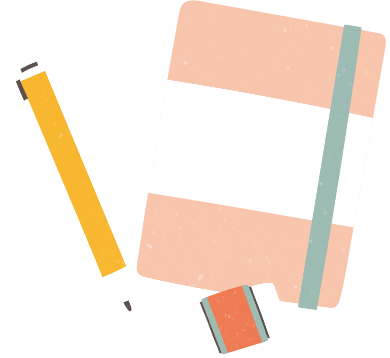 オフィス文具のイラスト