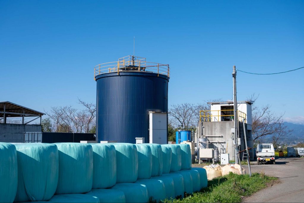 本部農場のバイオマスプラント
