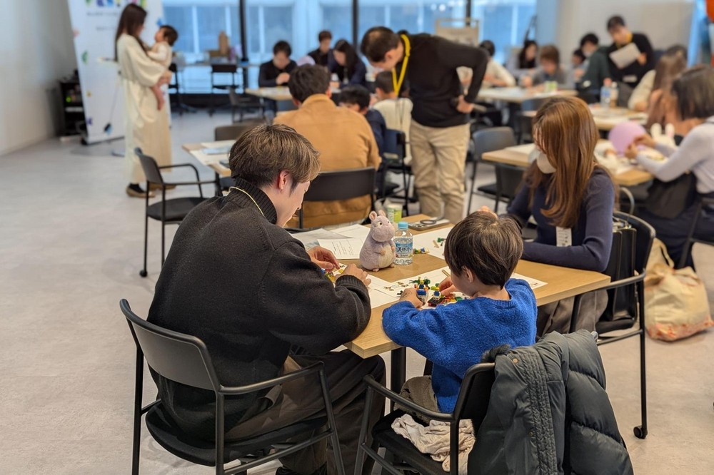 ワークショップの参加する親子