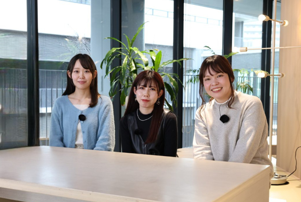 UDS株式会社の高野莉子さん、喜久川愛梨さん、稲垣奈美さん